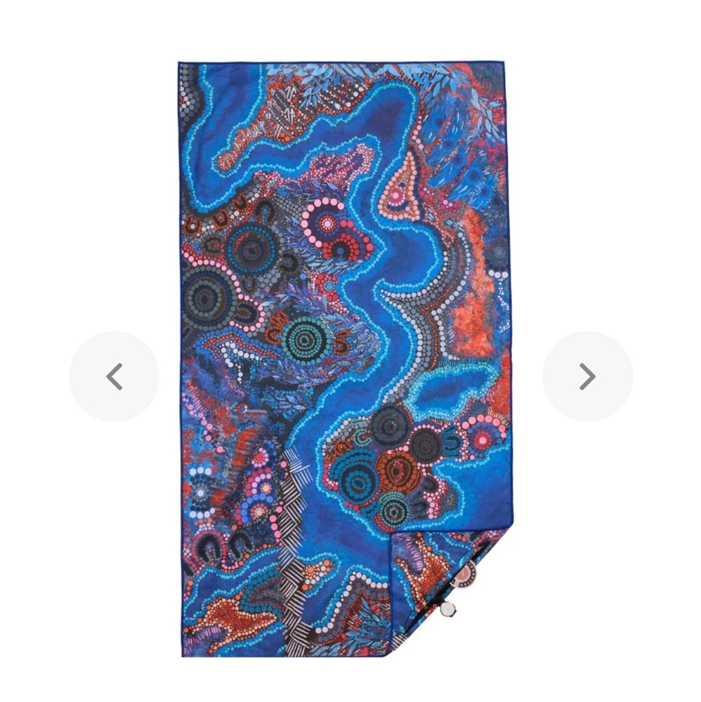 NWT Somer Side Bunjil Over Wurundjeri - Sand Free Beach Towel
